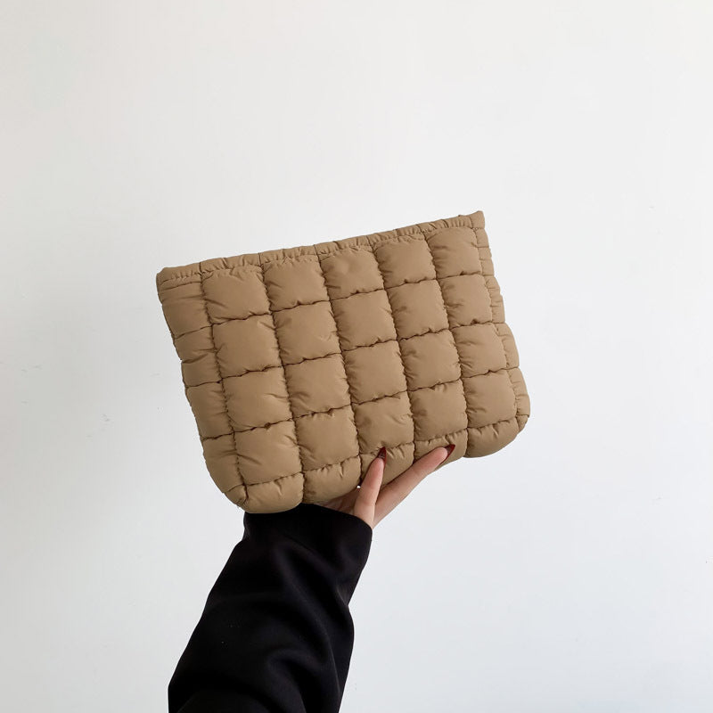 Solid Color Large Capacity Women's Down Bag