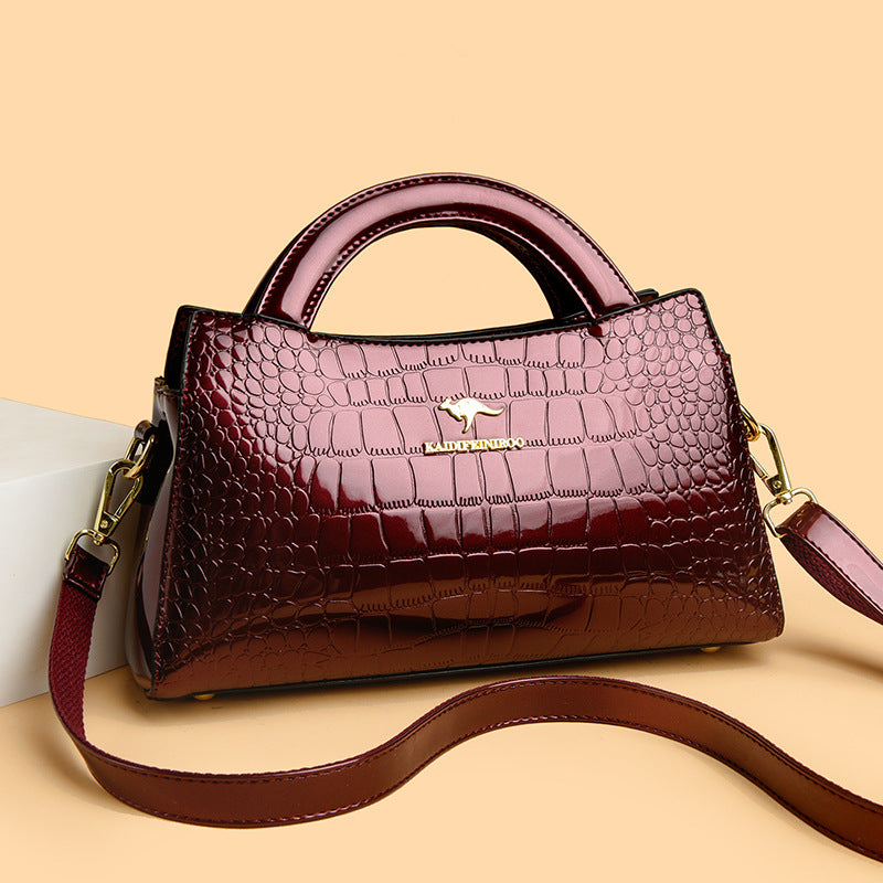Popular Embossed Women's Shoulder Messenger Handbag
