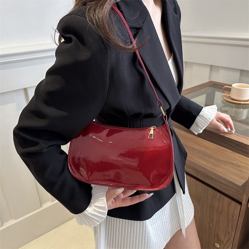 Korean Senior Sentong Qin Simple Shoulder Bag