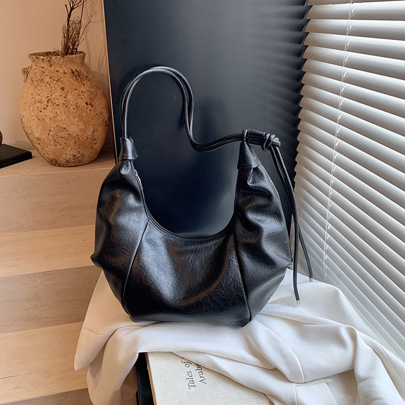 Retro Dumpling Bag Women's Lazy Large Capacity