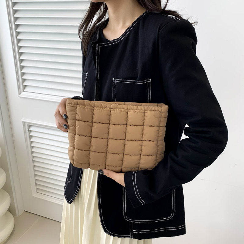 Solid Color Large Capacity Women's Down Bag