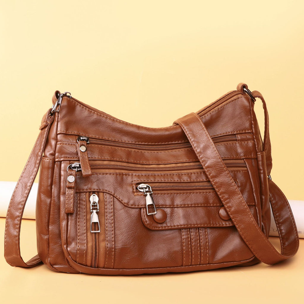 Shoulder Bag Women's Soft Leather Fashion All-match Messenger Bag