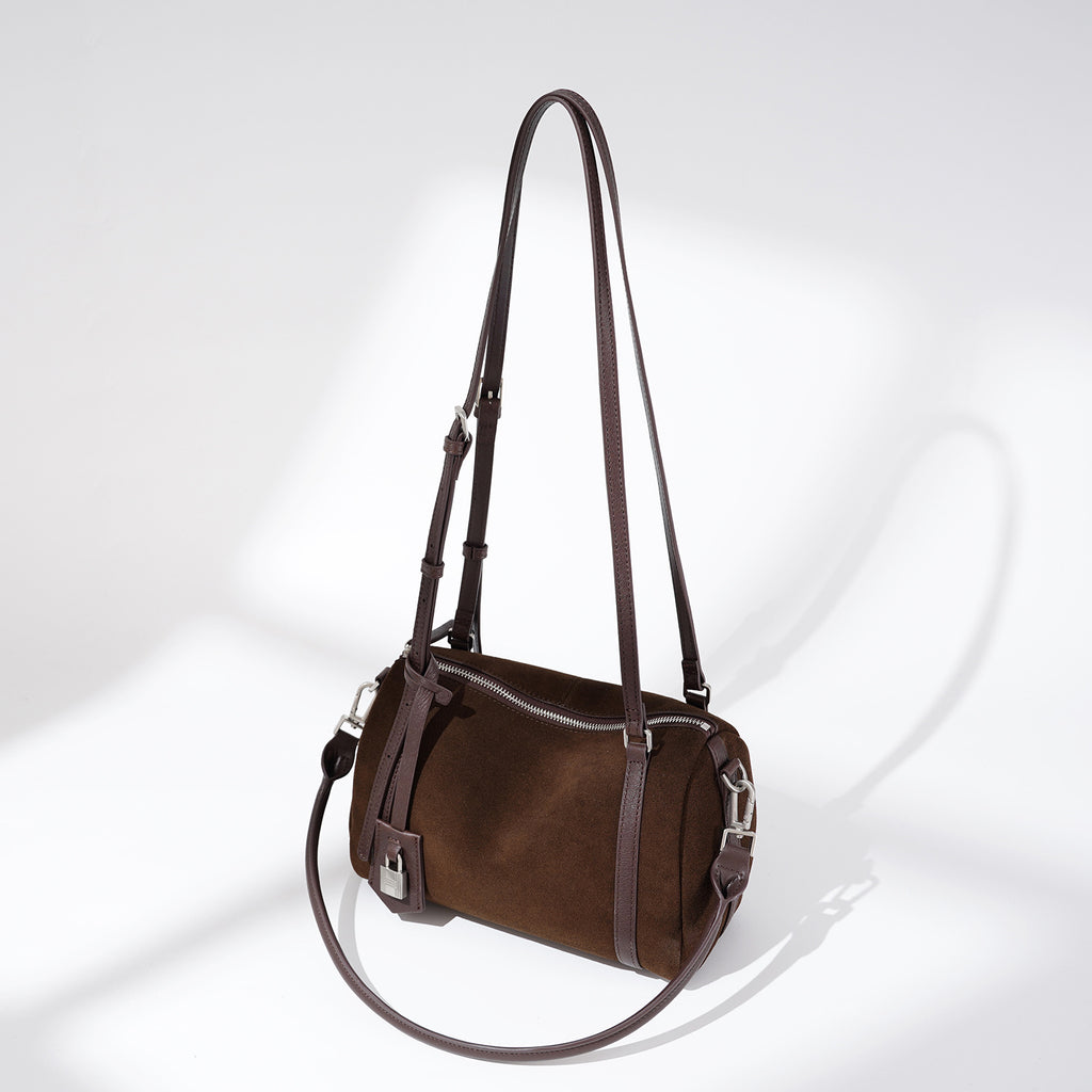 Retro Shoulder Top Layer Cattlehide Leather Crossbody Bag