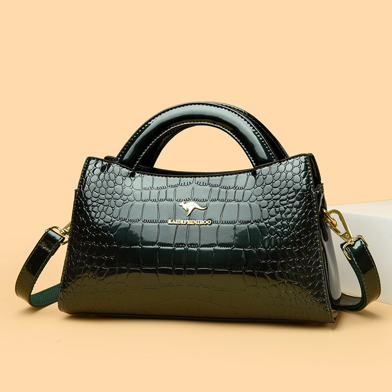 Popular Embossed Women's Shoulder Messenger Handbag