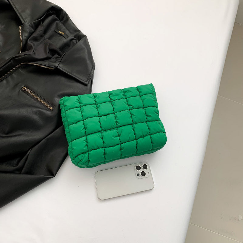 Solid Color Large Capacity Women's Down Bag