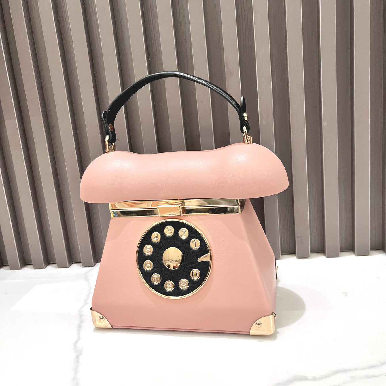 Women's Fashion Landline Phone-shaped Handbag