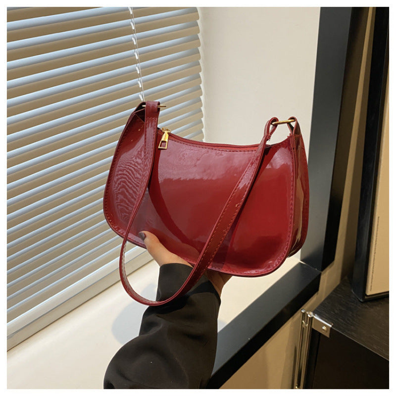Korean Senior Sentong Qin Simple Shoulder Bag