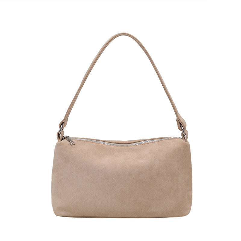New High-grade Retro Small Square Suede Bag For Women