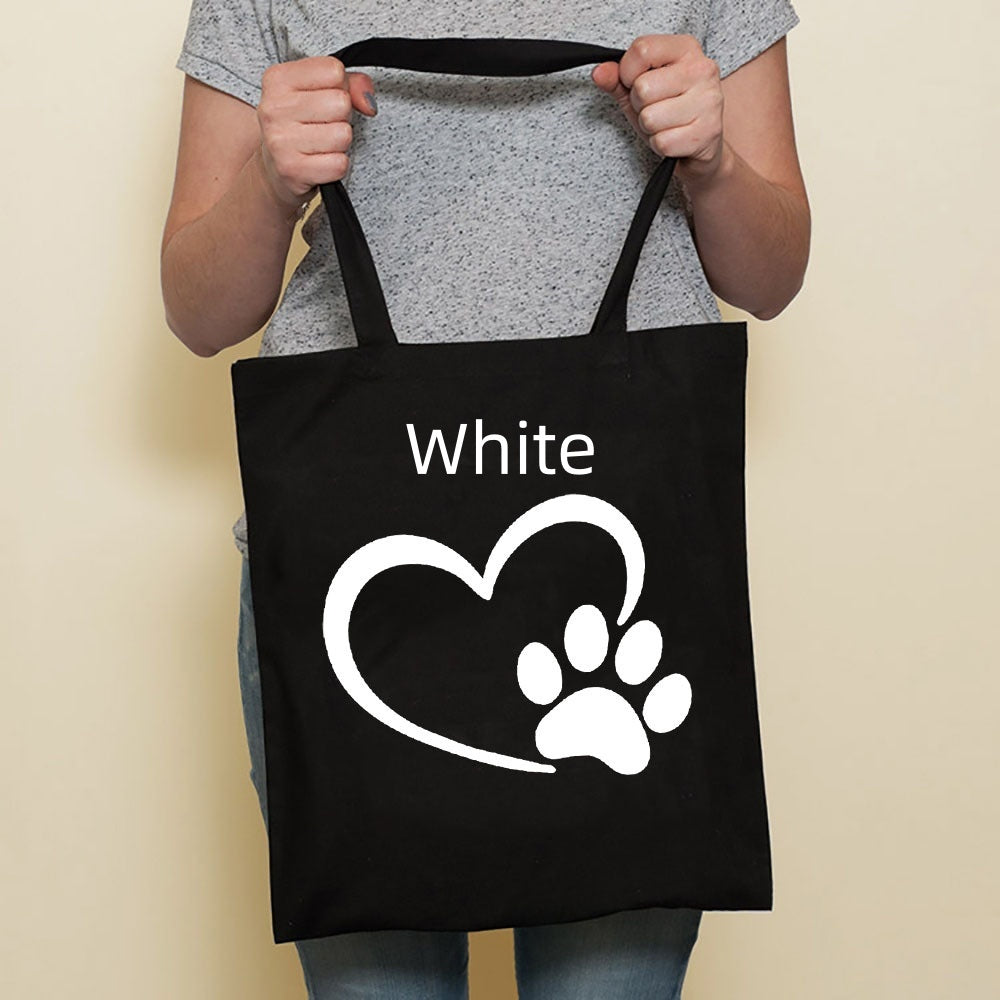Sausage Cute Pet Dog Printed Canvas Bag