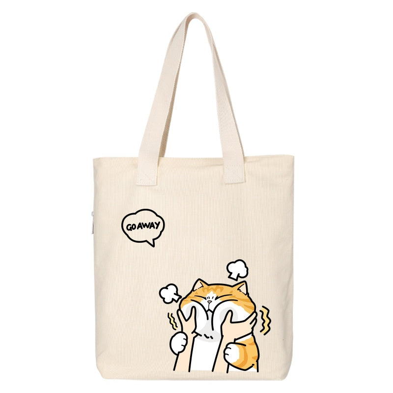 Shiba Inu Male And Female Shoulder Bag Canvas Large Capacity