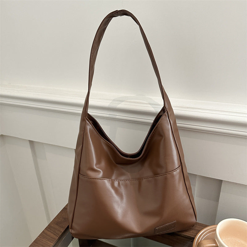 Retro Tote Bag Women's Large Capacity Korean Style