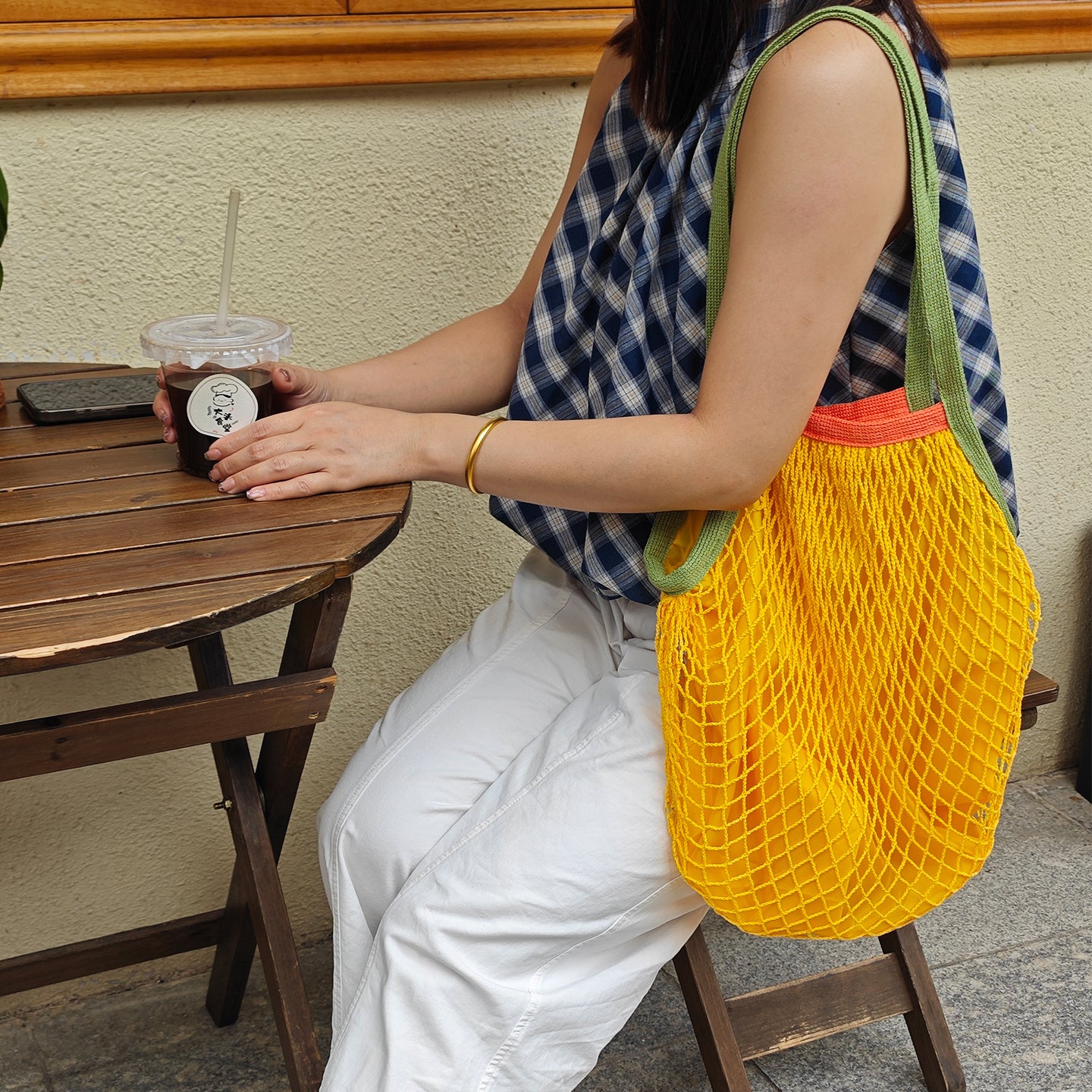 Large Thickened Non-slip Ribbon Shoulder Bag Buggy Bag