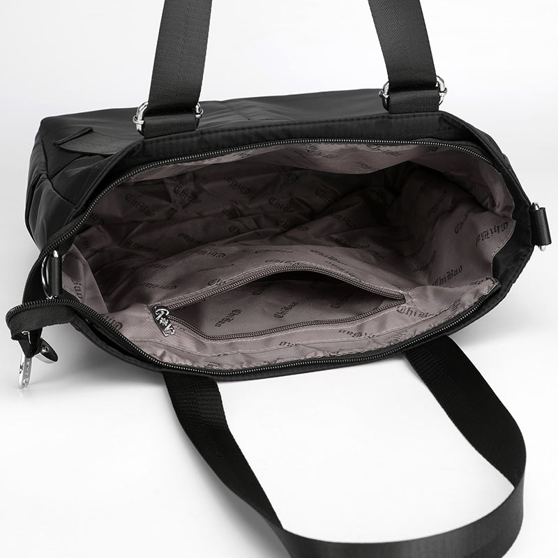 Oxford Cloth Shoulder Bag Large Capacity Casual Tote Bag