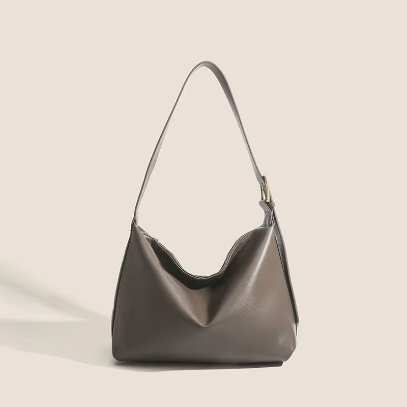 Soft Collapse Simple Style One Shoulder Large Capacity Totes