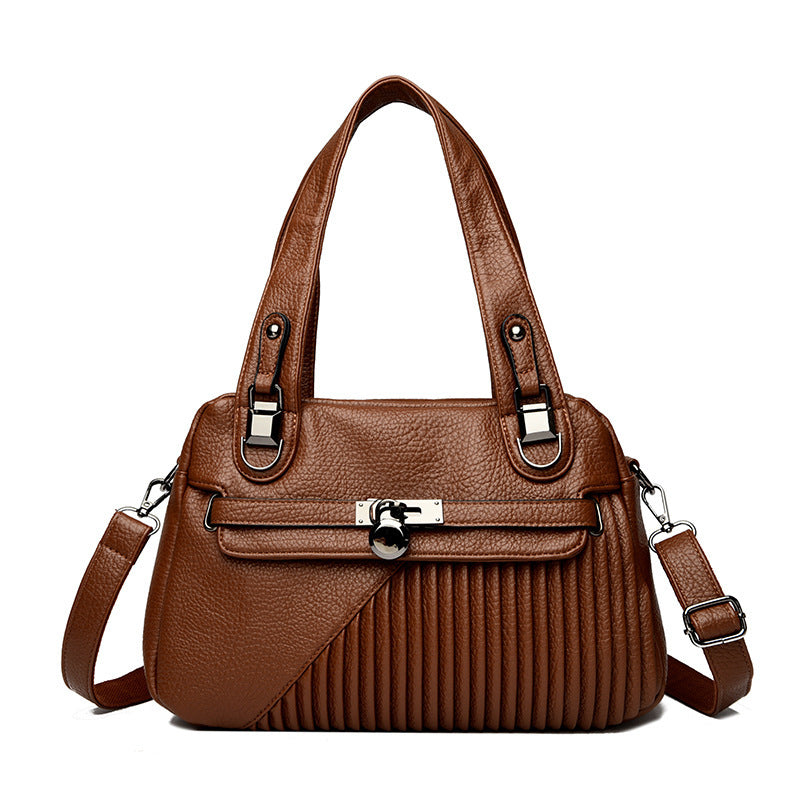 Special-interest Design Bag Tide Large Capacity Stitching