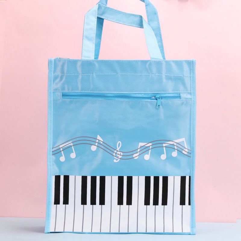 Piano Notes Tuition Bag Tote Bag Two Layers