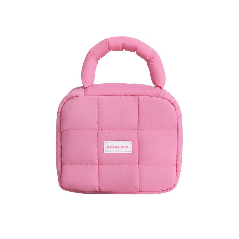 Women's Fashion New Puff Square Storage Bag