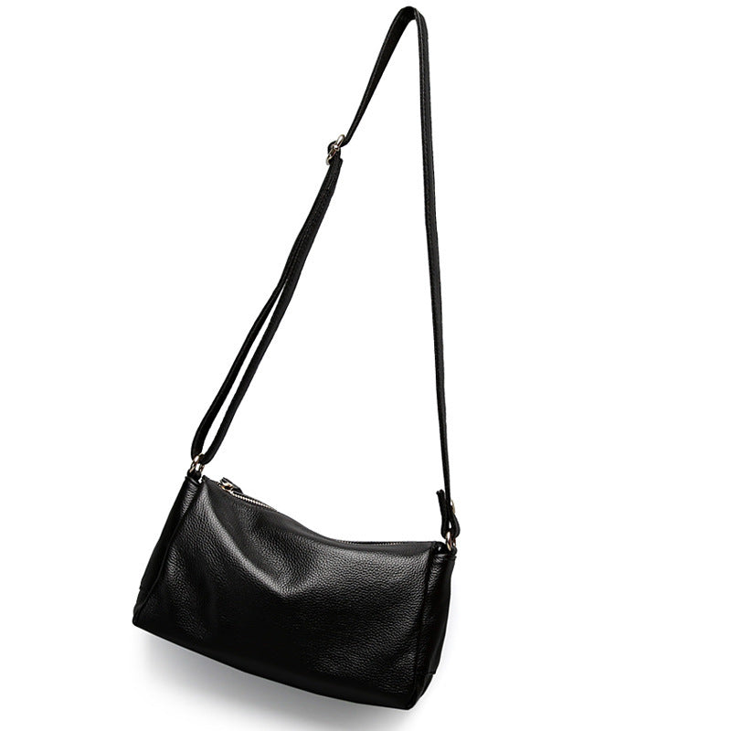 Casual Simple One-shoulder Crossbody Women's Soft Leather Bag