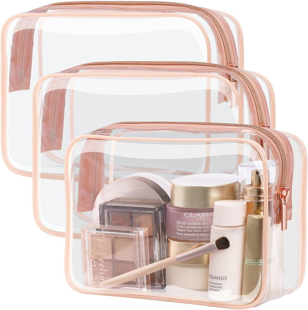 PVC Transparent Makeup Bag, Semi-transparent PVC Bag, Portable Storage Bag, Labubu Bag