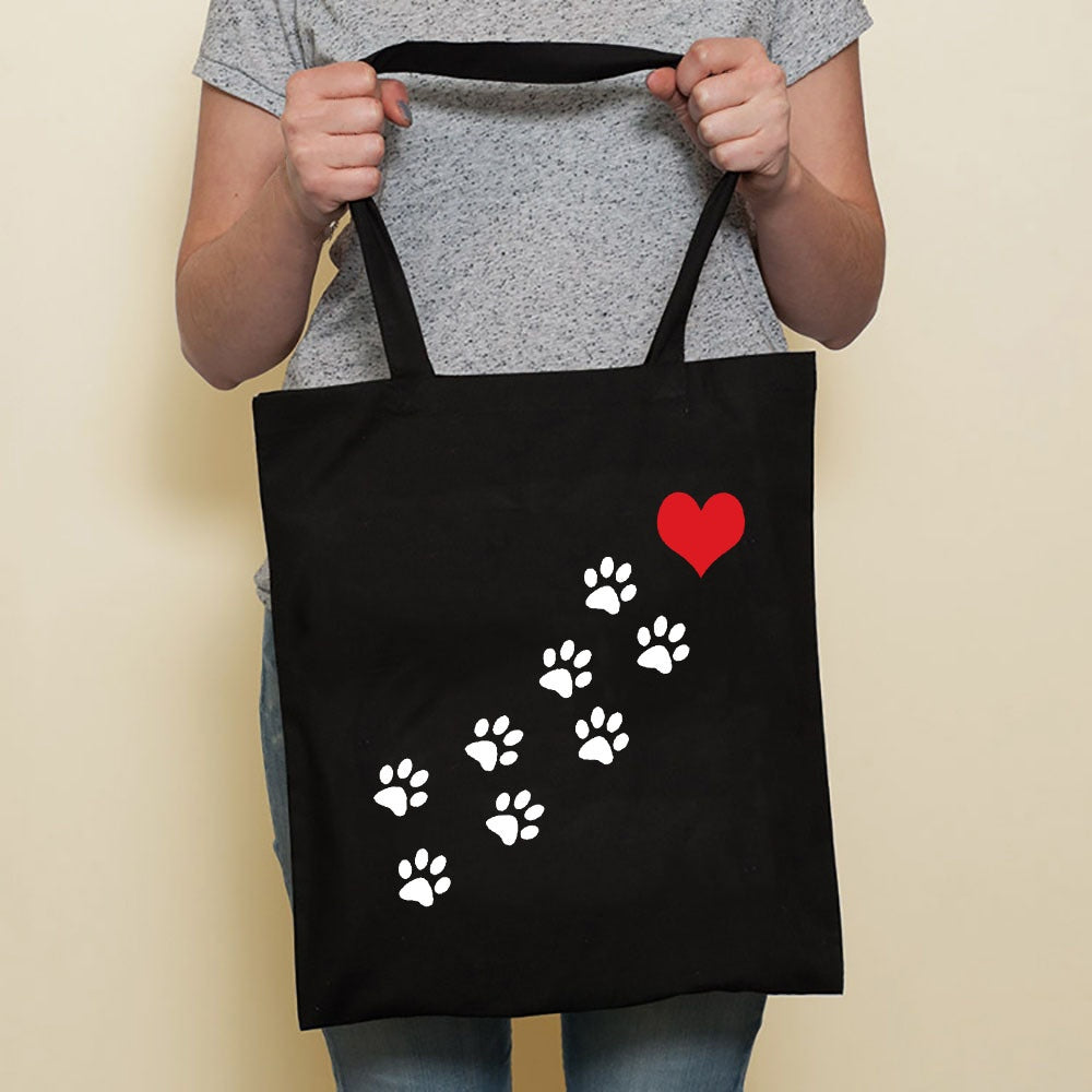 Sausage Cute Pet Dog Printed Canvas Bag