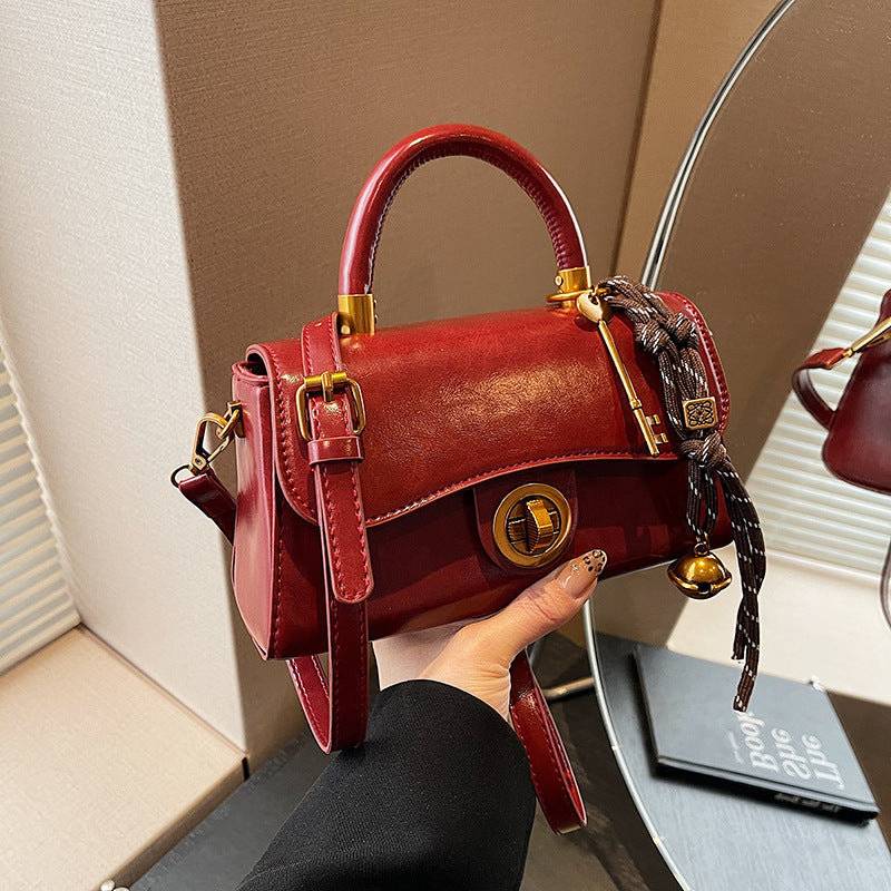New Year Christmas Square Pouch Women's Handbag