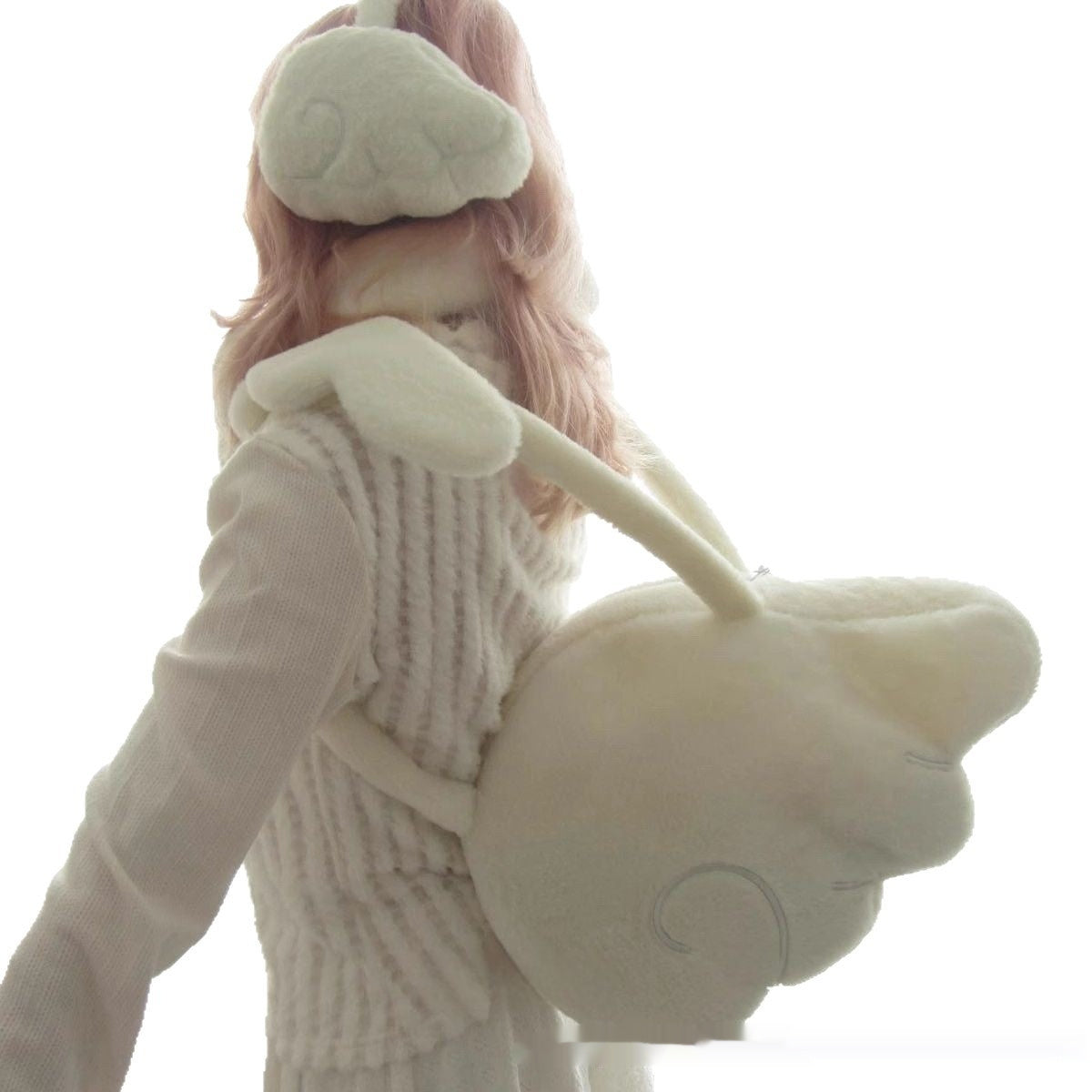 Ladies Fashion New Angel Plush Wings Style Bag