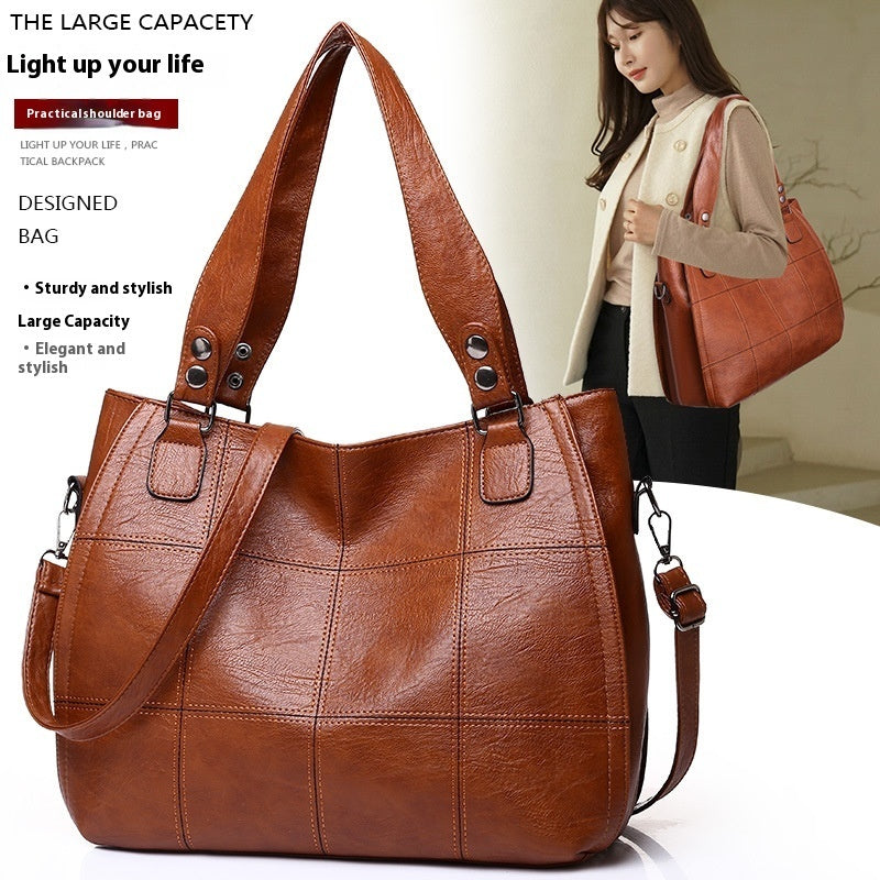 Large Capacity Middle-aged Women's Bag Korean Style Shoulder Bag Shoulder Bag