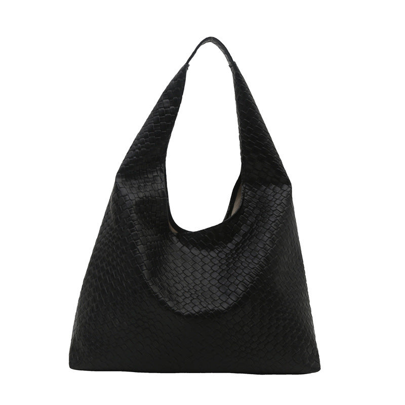 Retro Large Capacity Solid Color Single-shoulder Bag Popular