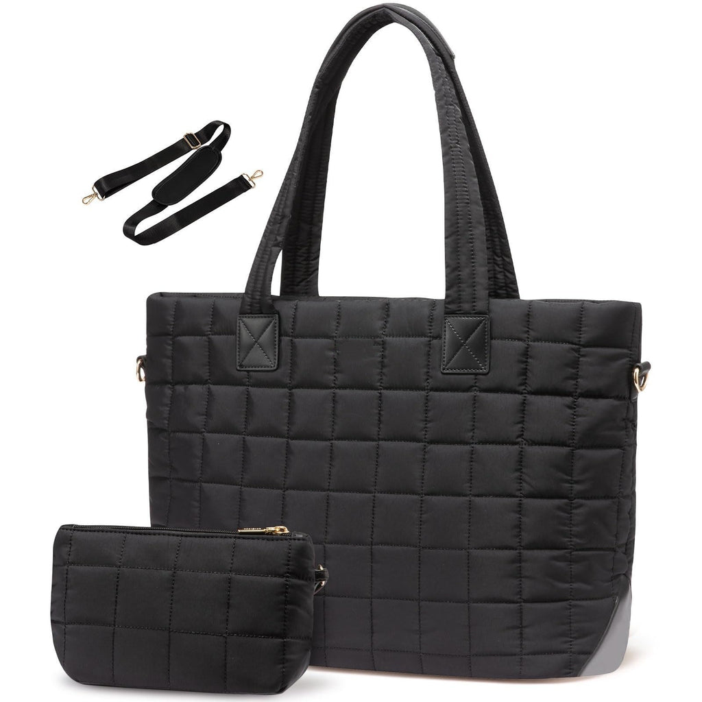 Large Capacity Tote Trendy Rhombus Shoulder Bag