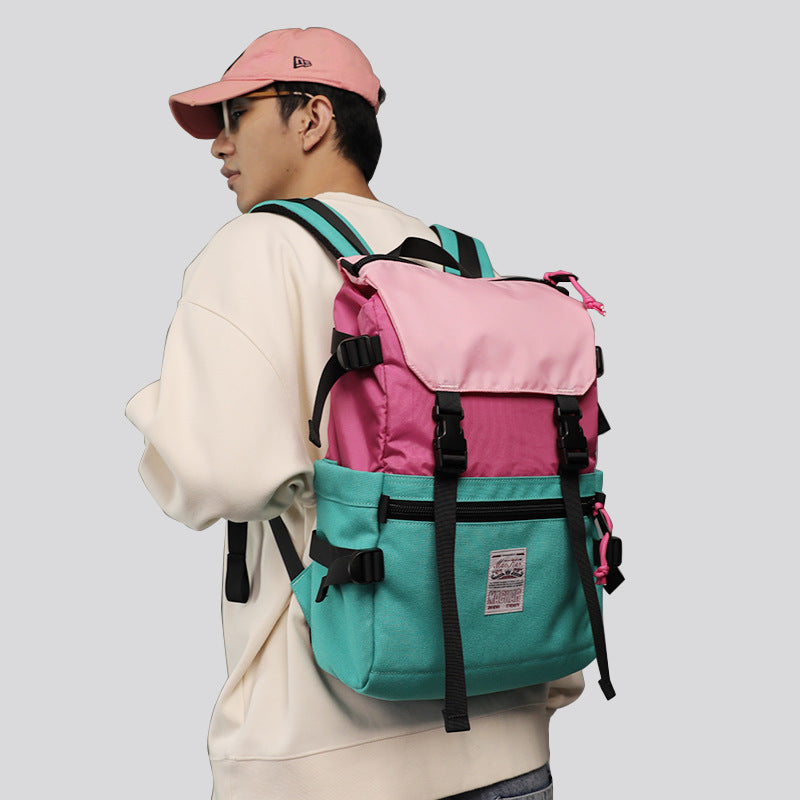 Waterproof Flip Girls' Large Capacity 16-inch Computer Bag
