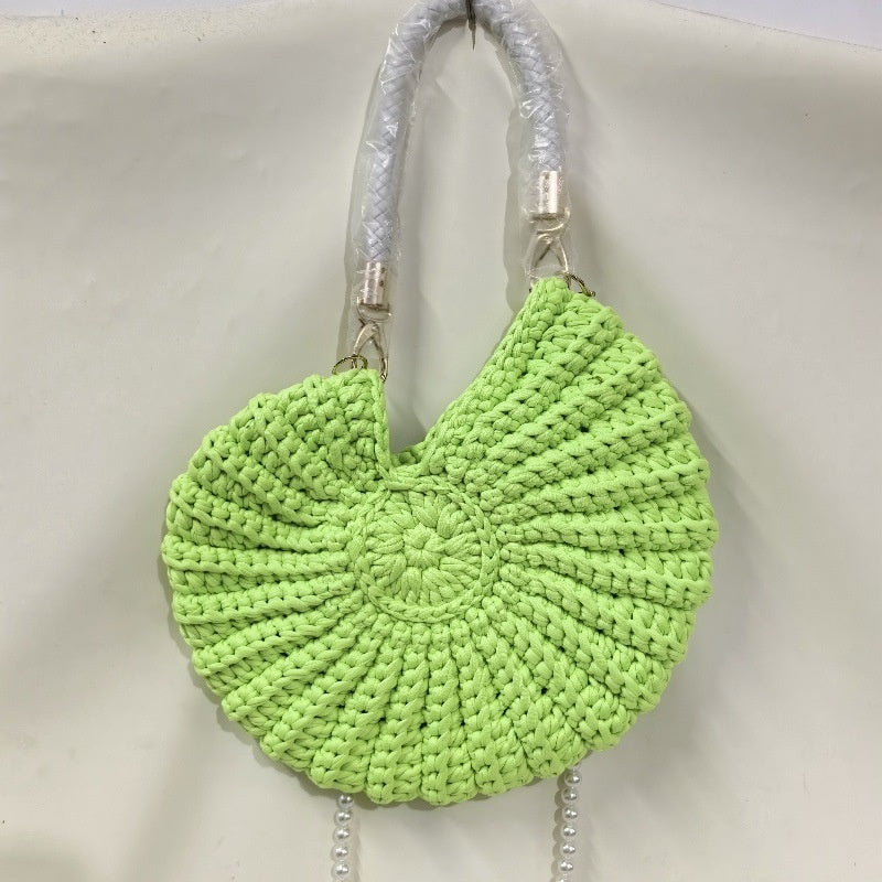 New Handmade Woven Pearl Chain Candy Color Fashion