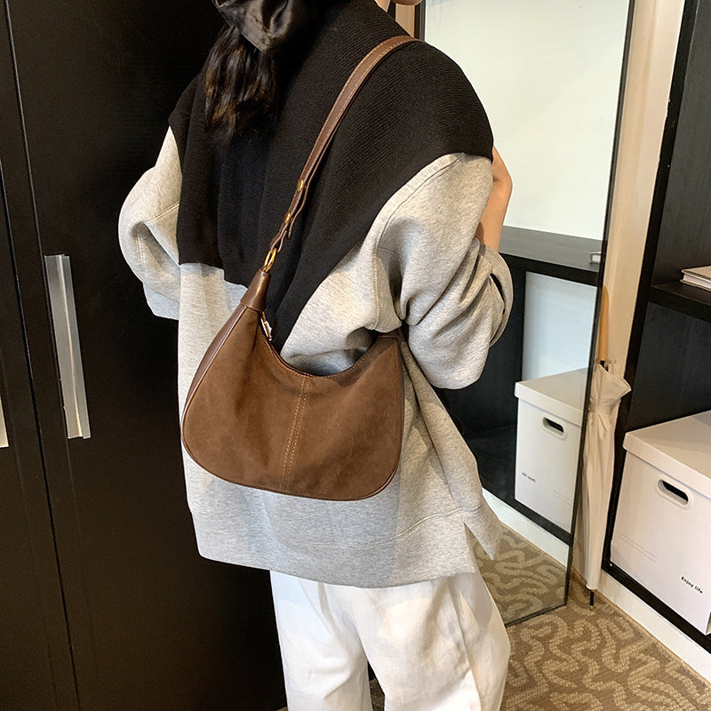 Retro Commuter Versatile Abrasive Crossbody Bag