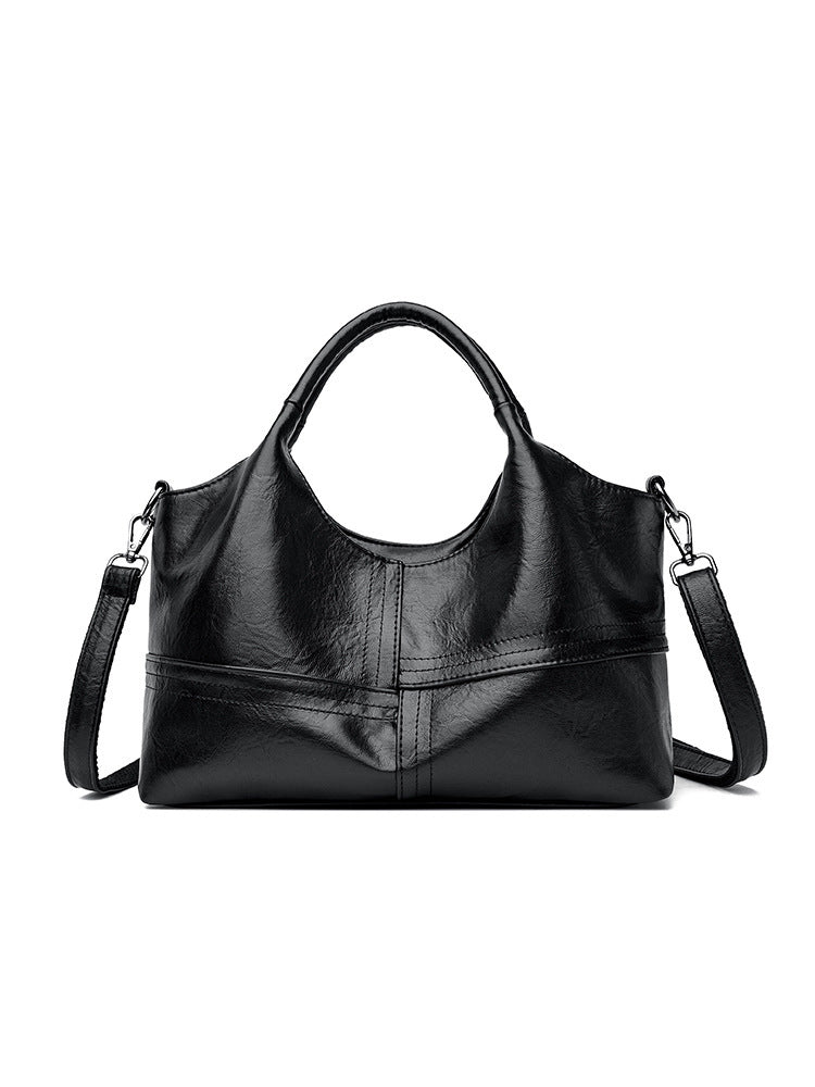 Soft Leather Handbag Women's Lightweight And Large Capacity Crossbody Bag