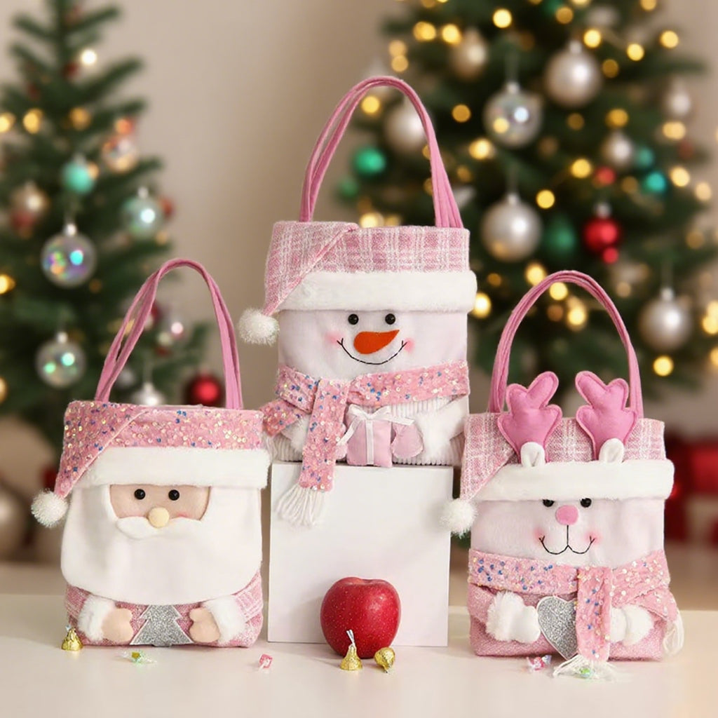 Cartoon Cloth Doll Christmas Gift Bag