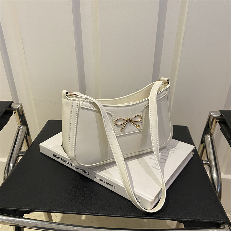 Portable Shoulder Western Style Baguette Bag