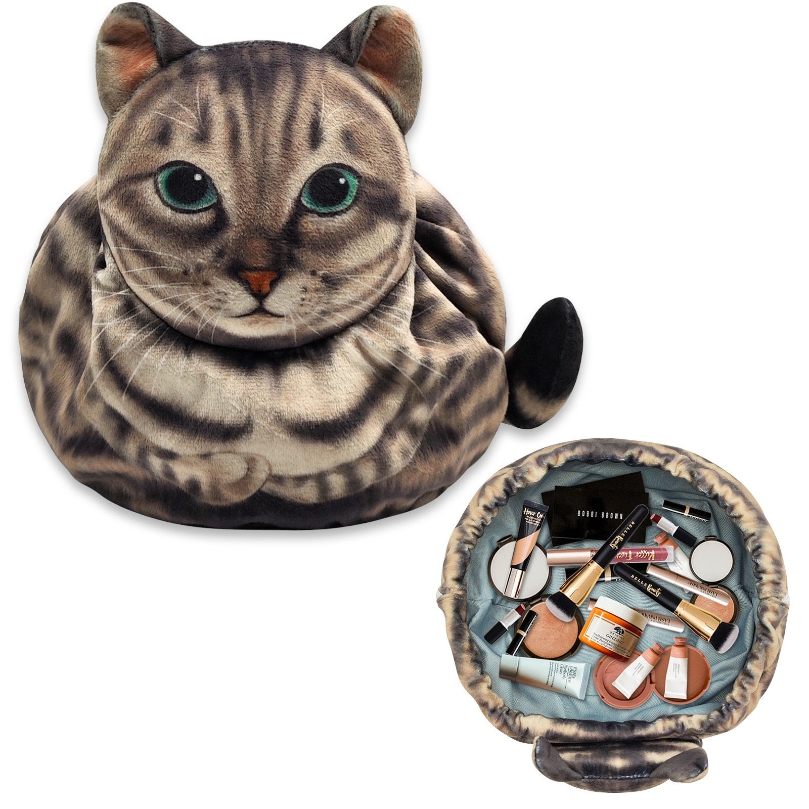 Creative Japanese Cat Printing Drawstring Storage Bag