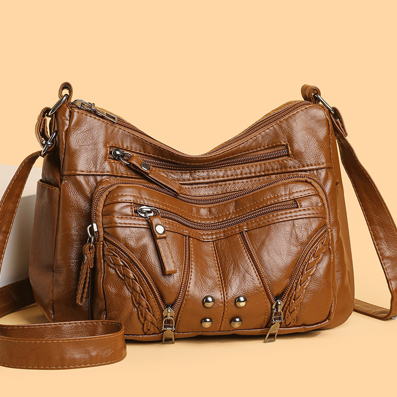 Large Capacity Women's Shoulder Bag New High Sense