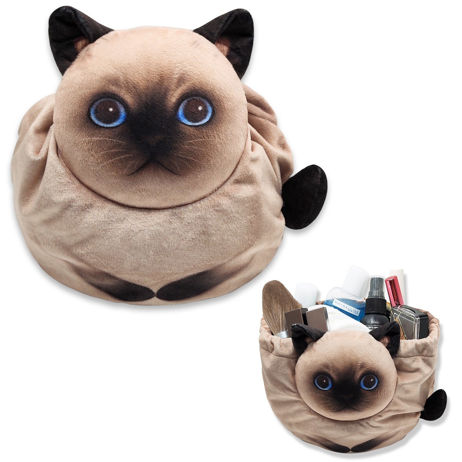 Creative Japanese Cat Printing Drawstring Storage Bag