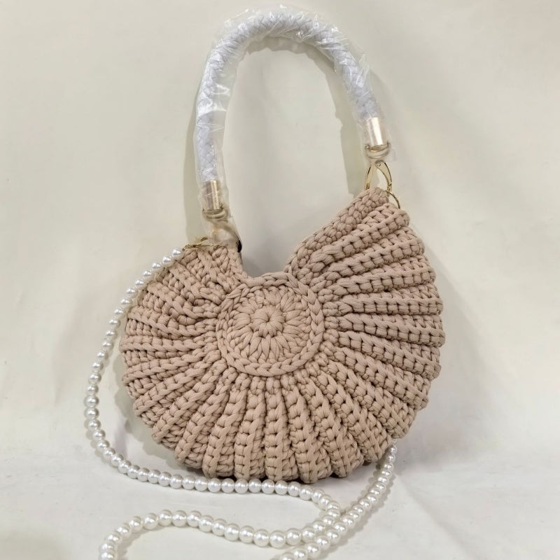 New Handmade Woven Pearl Chain Candy Color Fashion