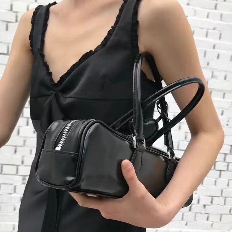 Love Baguette Cowhide High-grade Large Capacity Sweet Cool Hot Girl Handbag