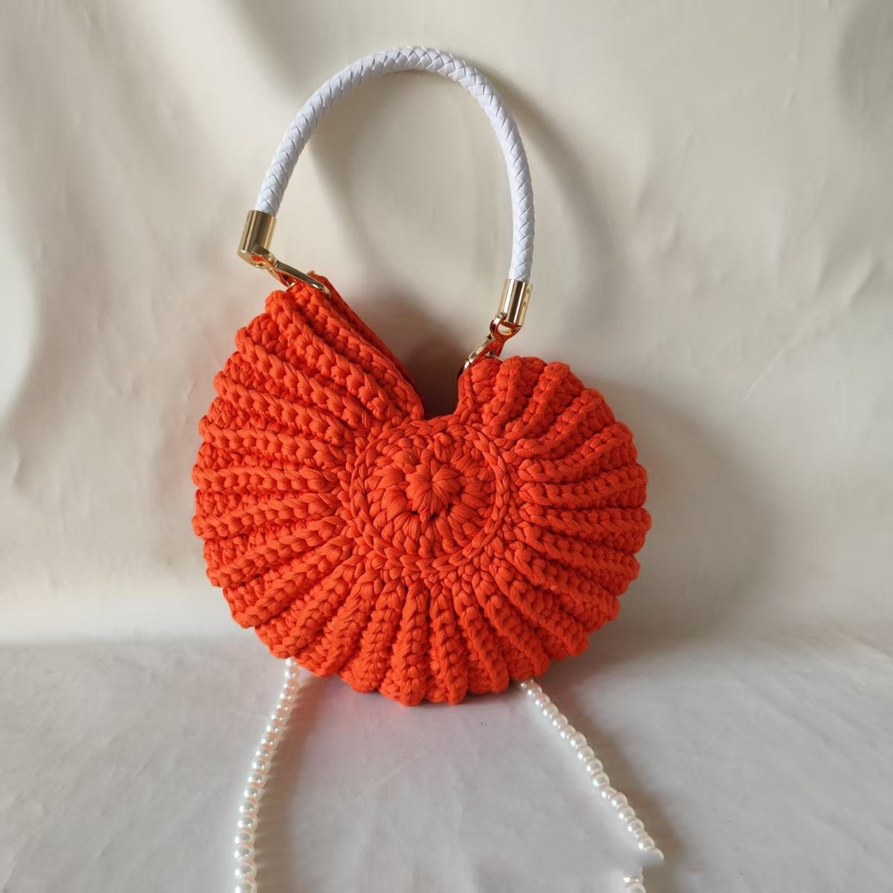 New Handmade Woven Pearl Chain Candy Color Fashion