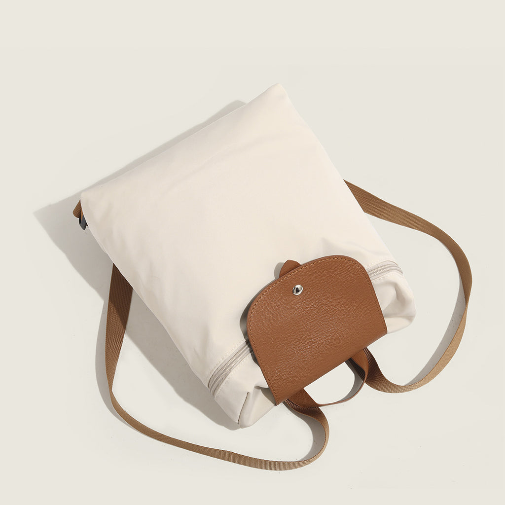 Women's Large Capacity Casual All-matching Nylon Cloth Backpack