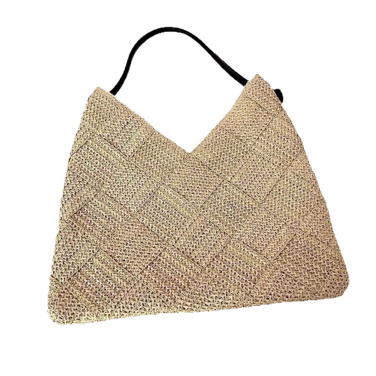 Women's Casual Hollow Shoulder Woven Bag