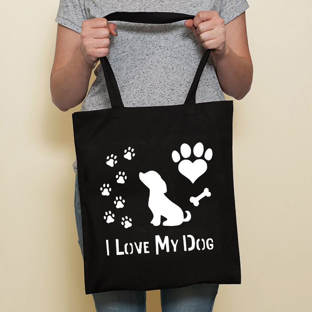 Sausage Cute Pet Dog Printed Canvas Bag
