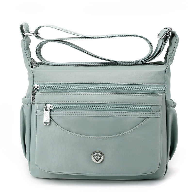 Trendy Women's Shoulder Lightweight Waterproof Nylon Cloth Bag