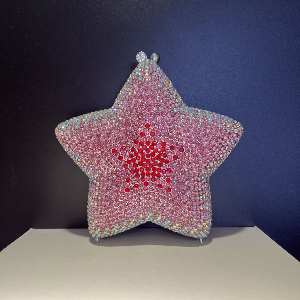 Little Star Studded Diamond Dinner Full Diamond Handbag