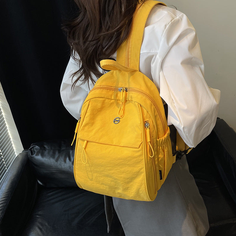 Multi-layer Nylon Backpack New Multi-purpose One Shoulder