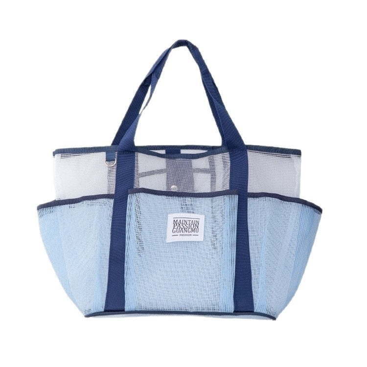 Mesh Cosmetic Large Capacity Bath Wash Beach Bag