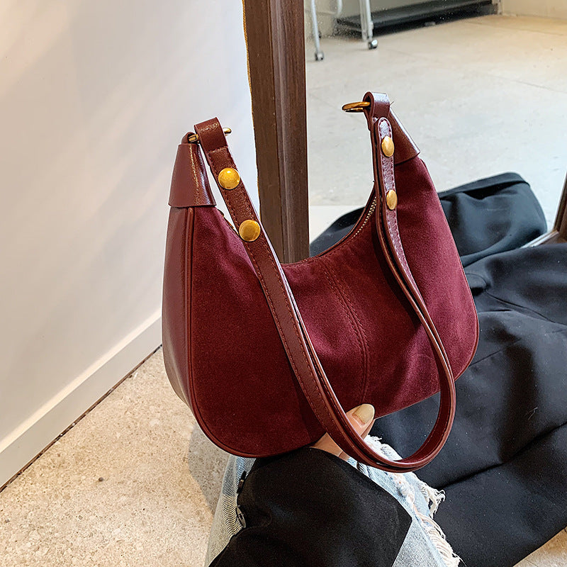 Retro Commuter Versatile Abrasive Crossbody Bag