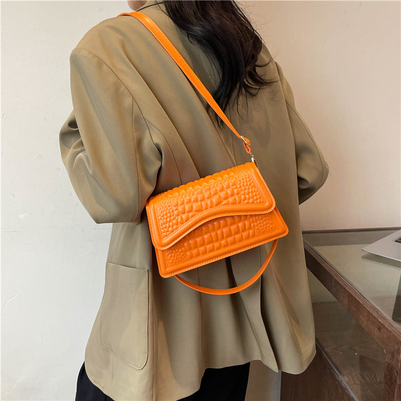 Pattern Shoulder Commuter Western Style Messenger Bag